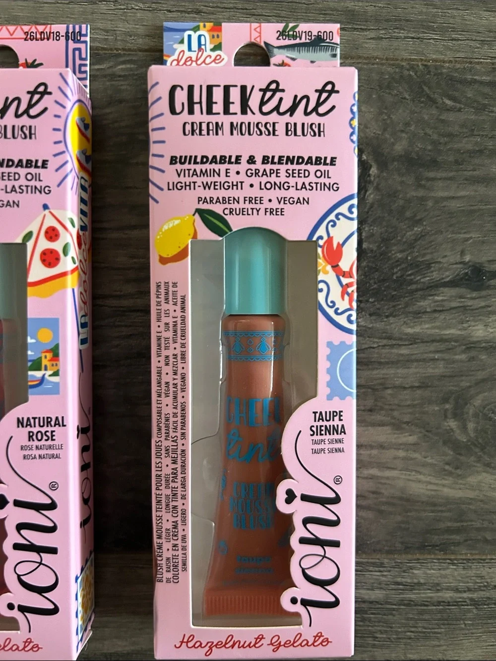 Ioni LA dolce Vita Cheek Tint Cream Mousse Blush NEW
